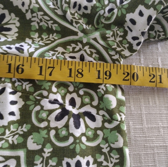 Tuckernuck Womens Marley Mini Dress Size D Green Medallion Preppy Resort Retro - Picture 7 of 9